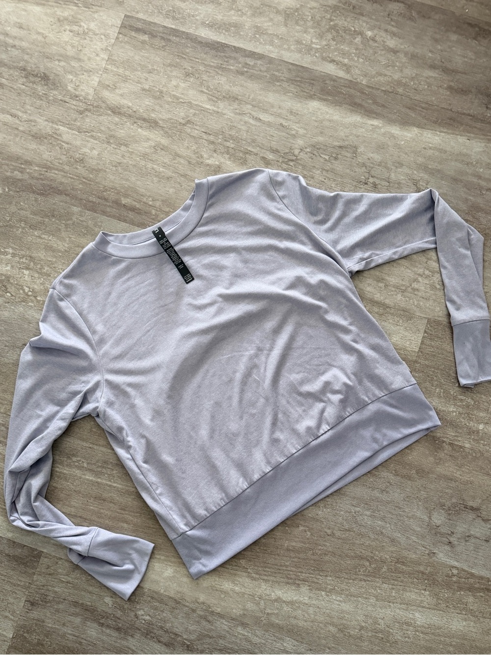 Vuori Daydream Light Lavender Women's Long Sleeve Pullover Top